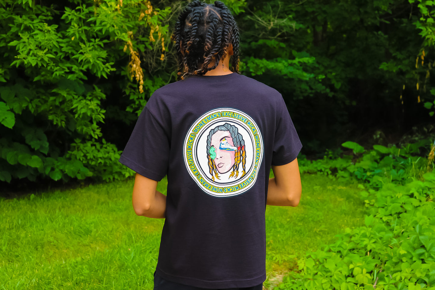 Money Man's Exclusive Kicks Limited Edition Double-Sided Tee