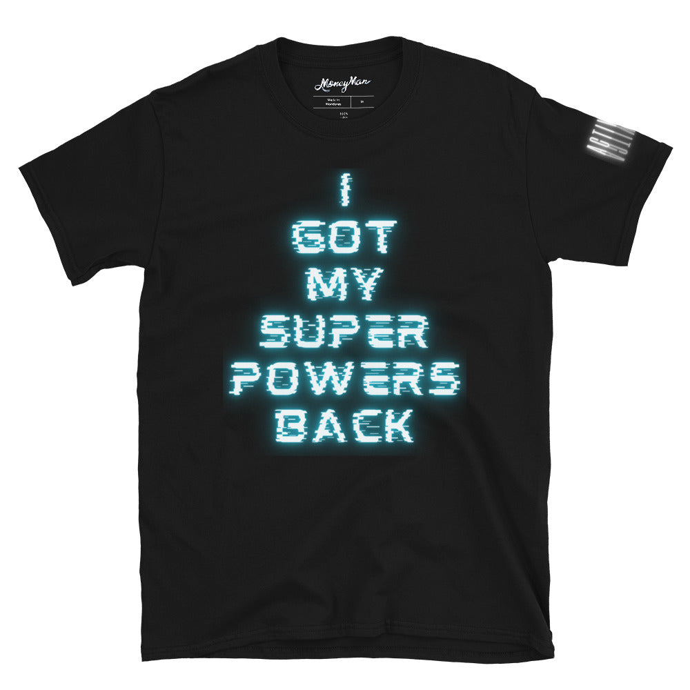 Activated Blue Superpowers T-Shirt