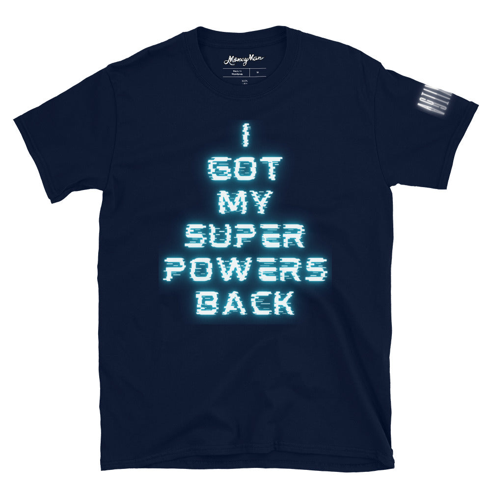 Activated Blue Superpowers T-Shirt