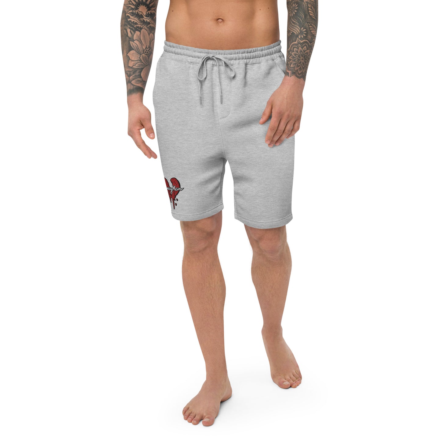 Teenage Heartbreak Money Man Heart Fleece Shorts