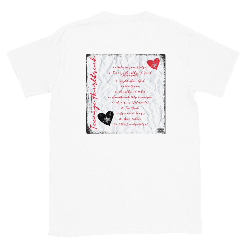 Teenage Heartbreak Tracklist Tee