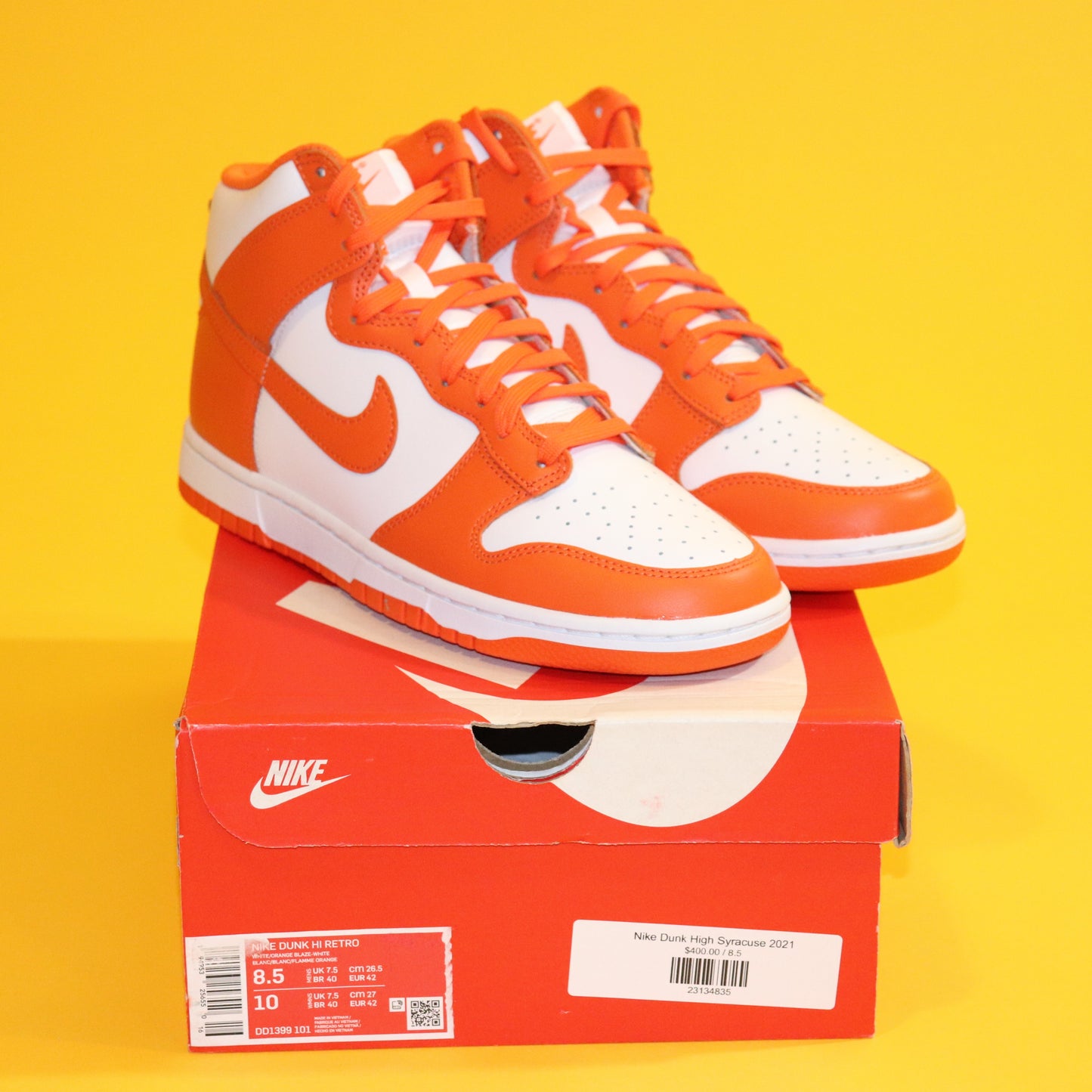 Nike Dunk High "SYRACUSE"