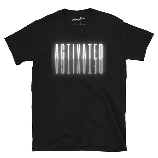 Activated White Letter T-Shirt